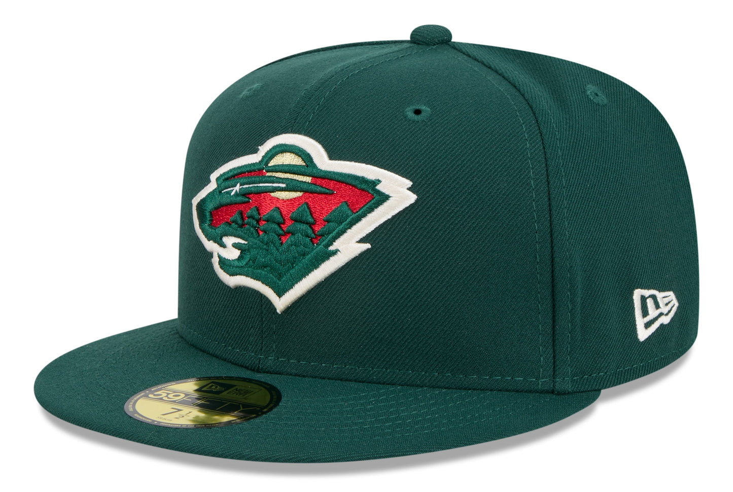 Minnesota Minnesota Wild Forest Green Basic New Era 59FIFTY Fitted Hat