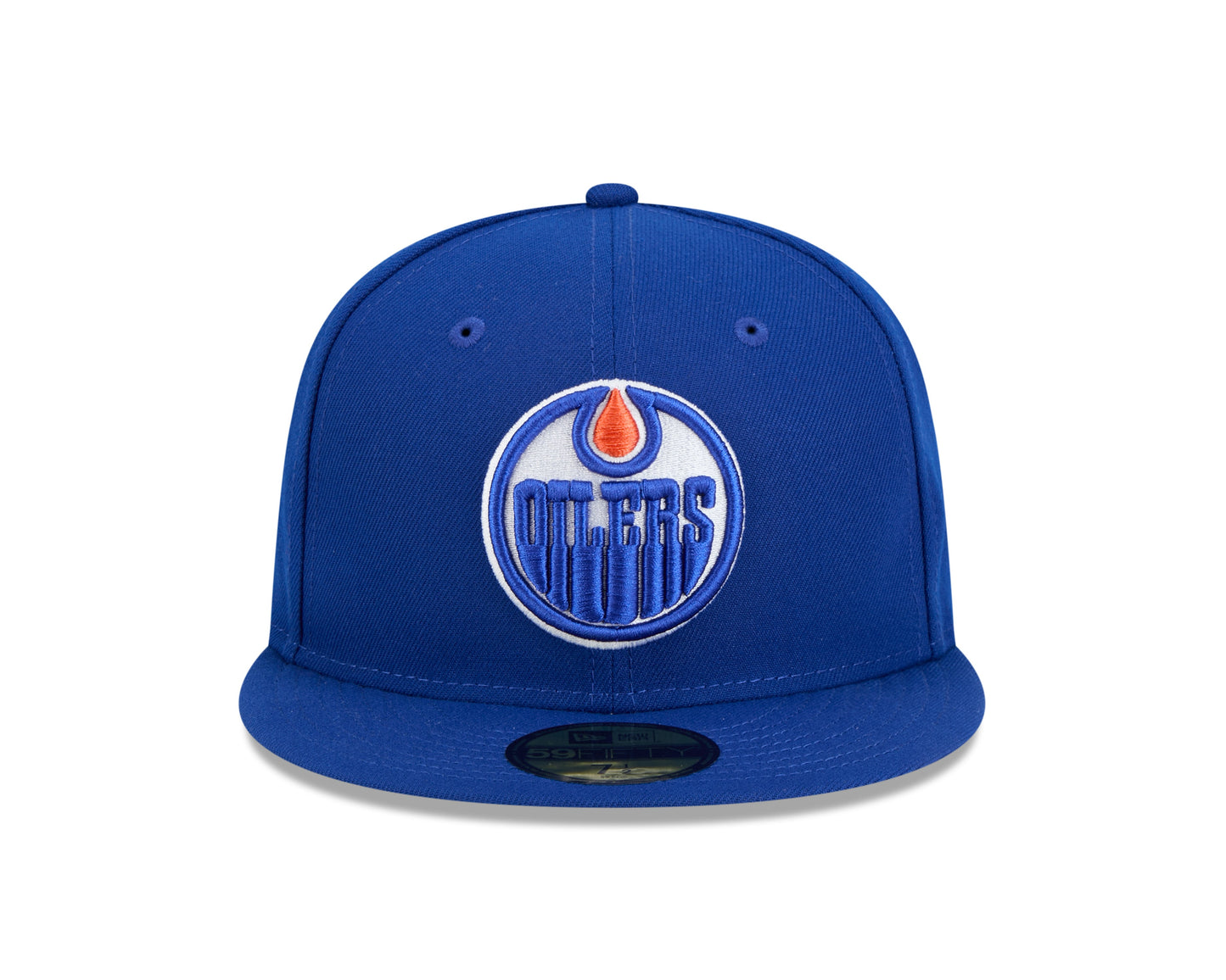 Edmonton Oilers Royal Blue Basic New Era 59FIFTY Fitted Hat