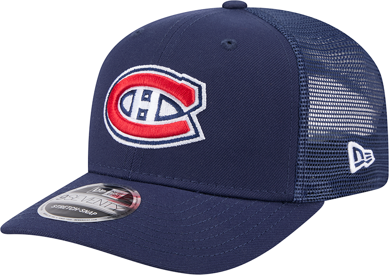 Men's Montreal Canadiens New Era Navy New Era 9SEVENTY Trucker Hat