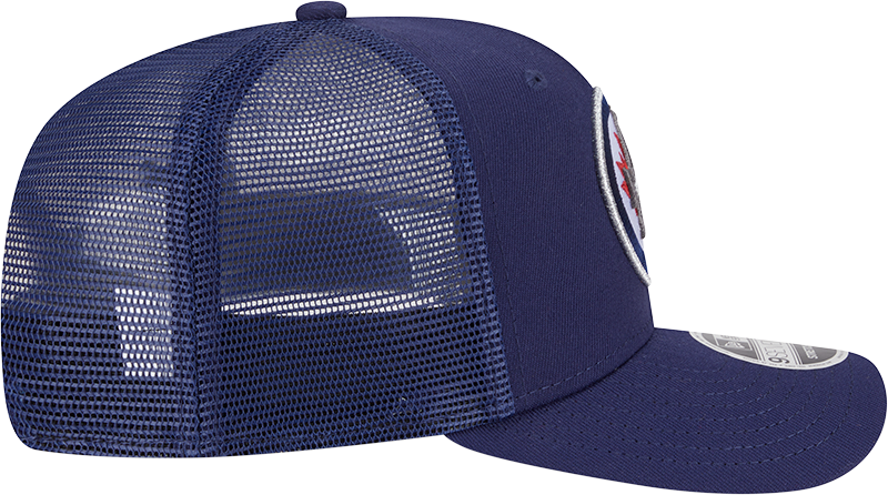 Men's Winnipeg Jets New Era Navy New Era 9SEVENTY Trucker Hat