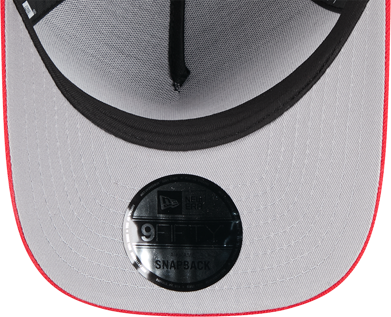 Men's Houston Texans New Era 2025 NFL Draft Black A-Frame 9FIFTY Snapback Adjustable Hat