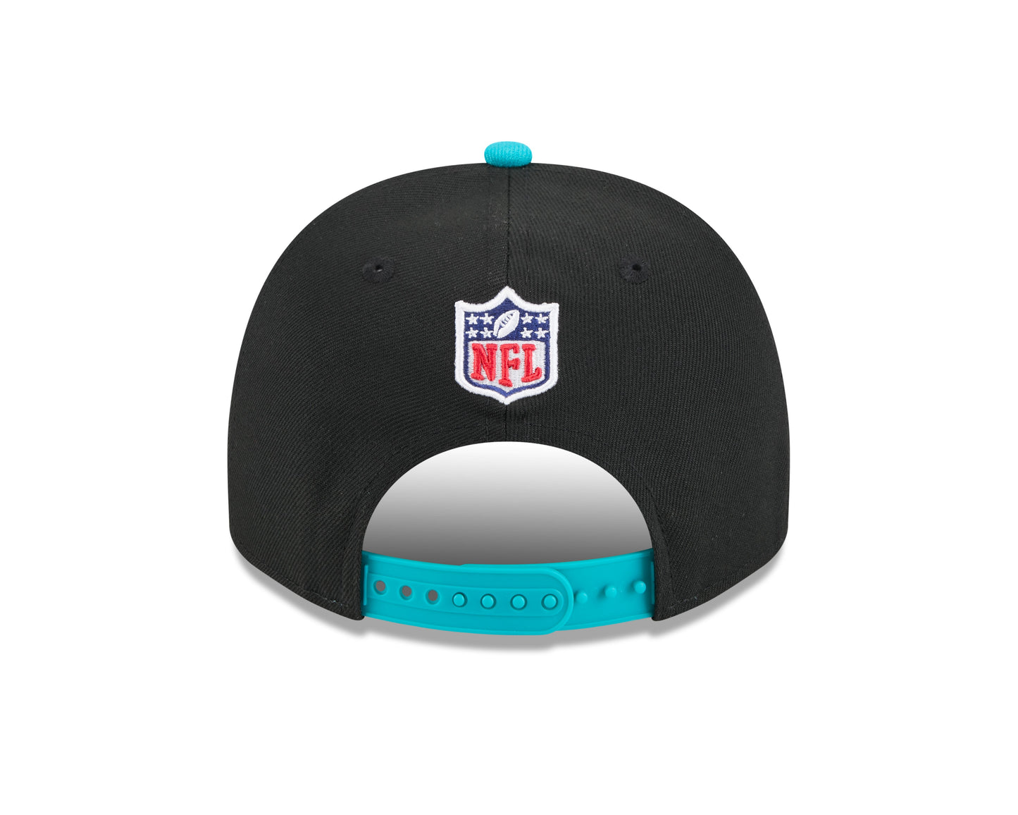 Men's Miami Dolphins New Era 2025 NFL Draft Black A-Frame 9FIFTY Snapback Adjustable Hat
