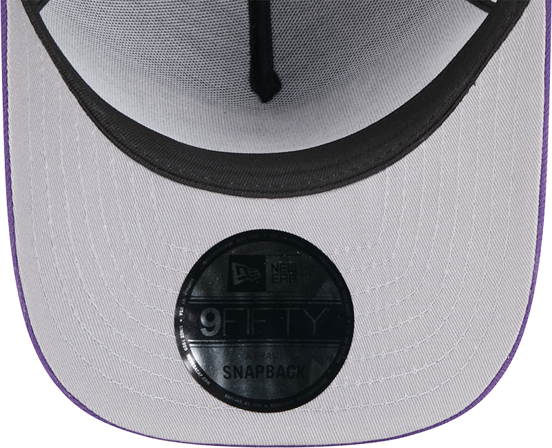 Men's Minnesota Vikings New Era 2025 NFL Draft Black A-Frame 9FIFTY Snapback Adjustable Hat