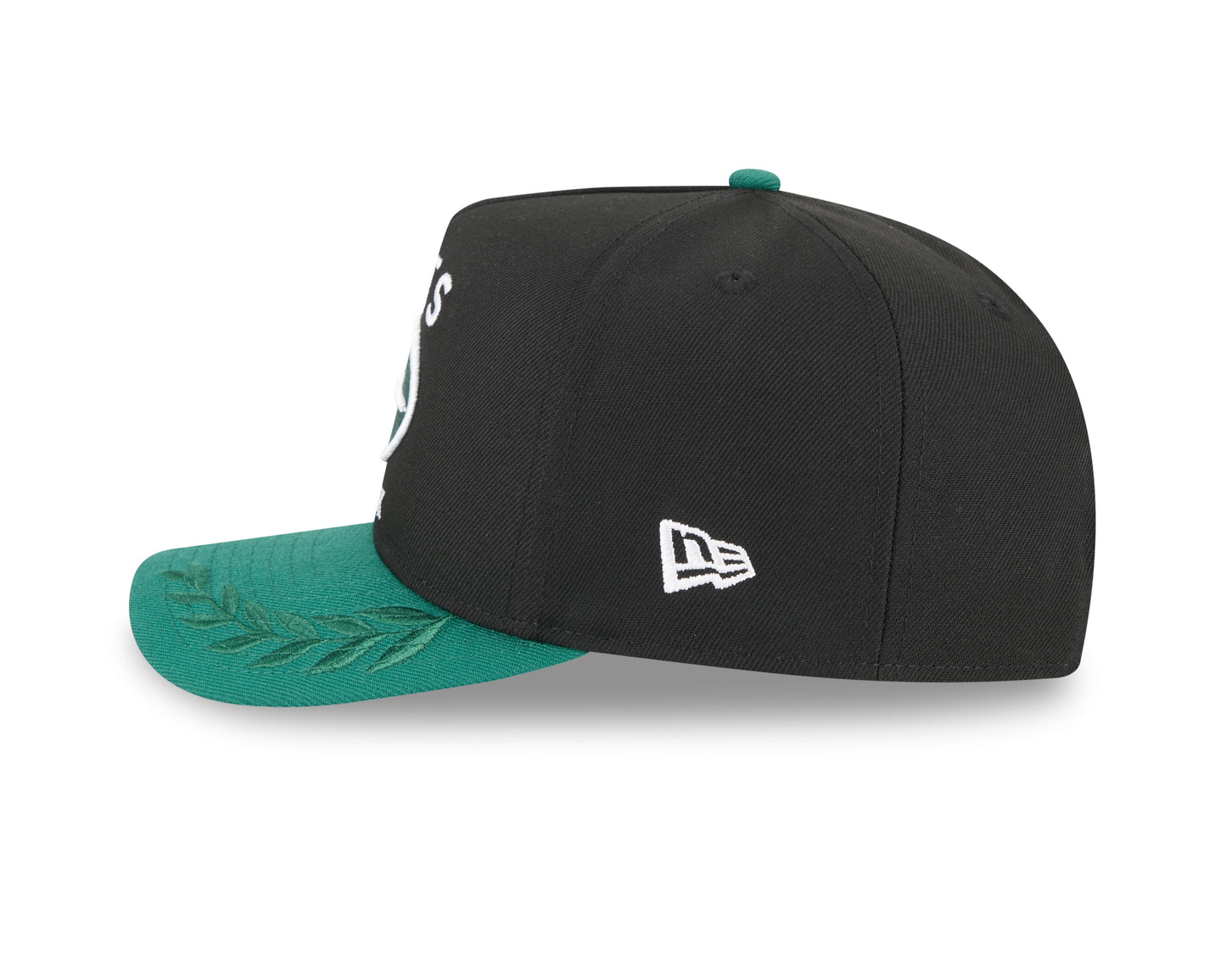 Men's New York Jets New Era 2025 NFL Draft Black A-Frame 9FIFTY Snapback Adjustable Hat
