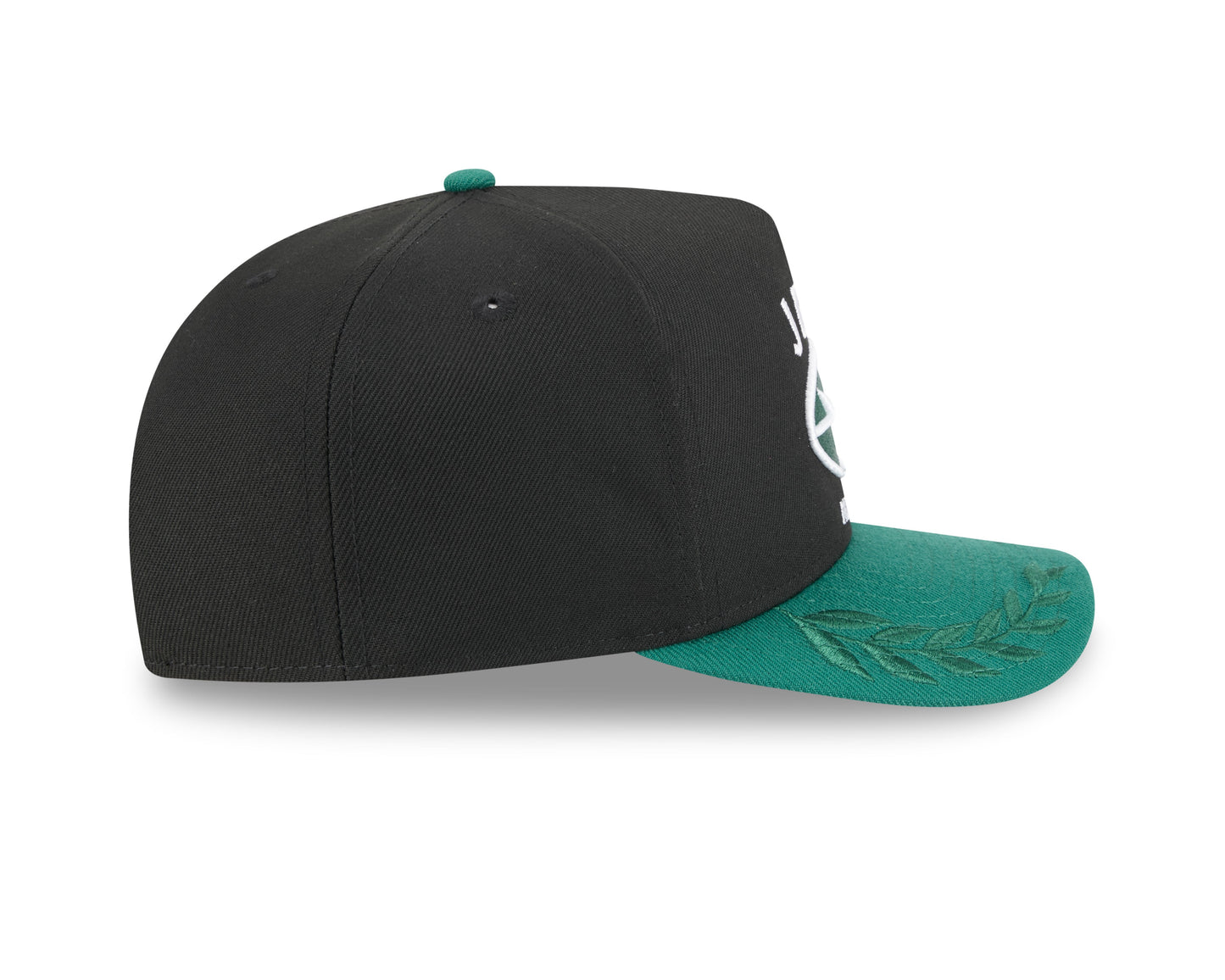 Men's New York Jets New Era 2025 NFL Draft Black A-Frame 9FIFTY Snapback Adjustable Hat
