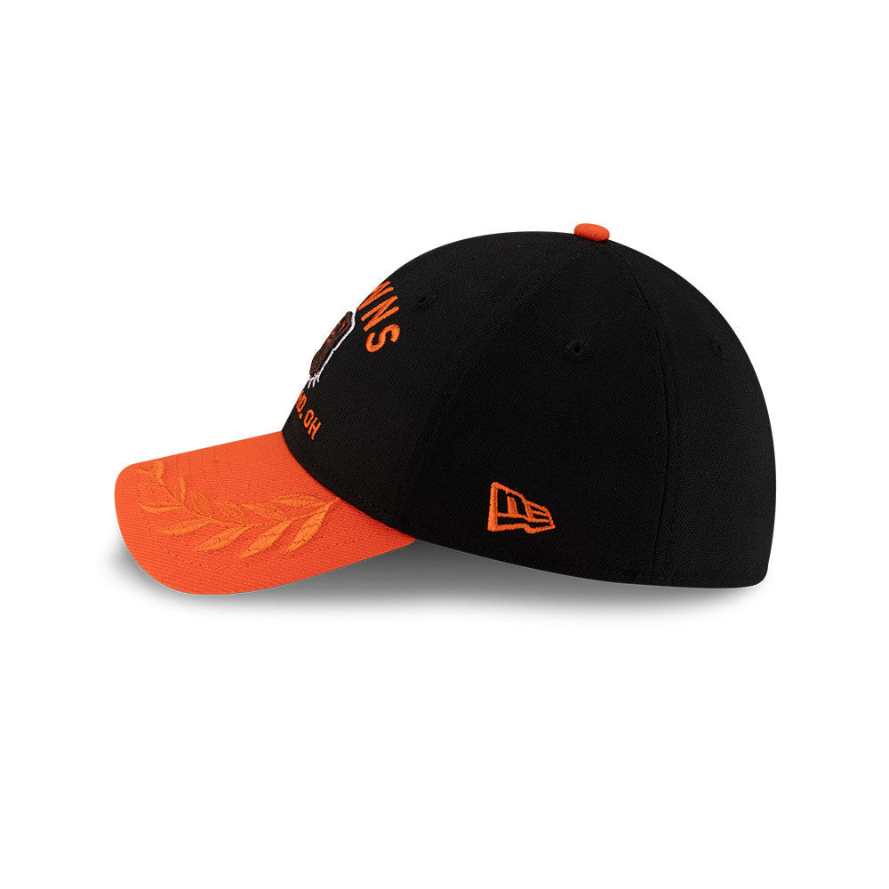 Men's Cleveland Browns New Era 2025 NFL Draft Black 39THIRTY Flex Fit Hat