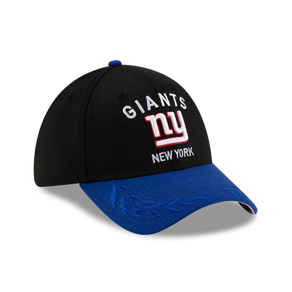 Men's New York Giants New Era 2025 NFL Draft Black 39THIRTY Flex Fit Hat