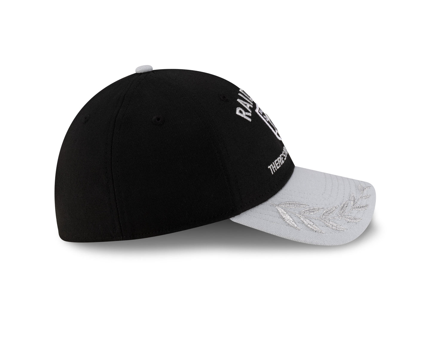 Men's Las Vegas Raiders New Era 2025 NFL Draft Black 39THIRTY Flex Fit Hat