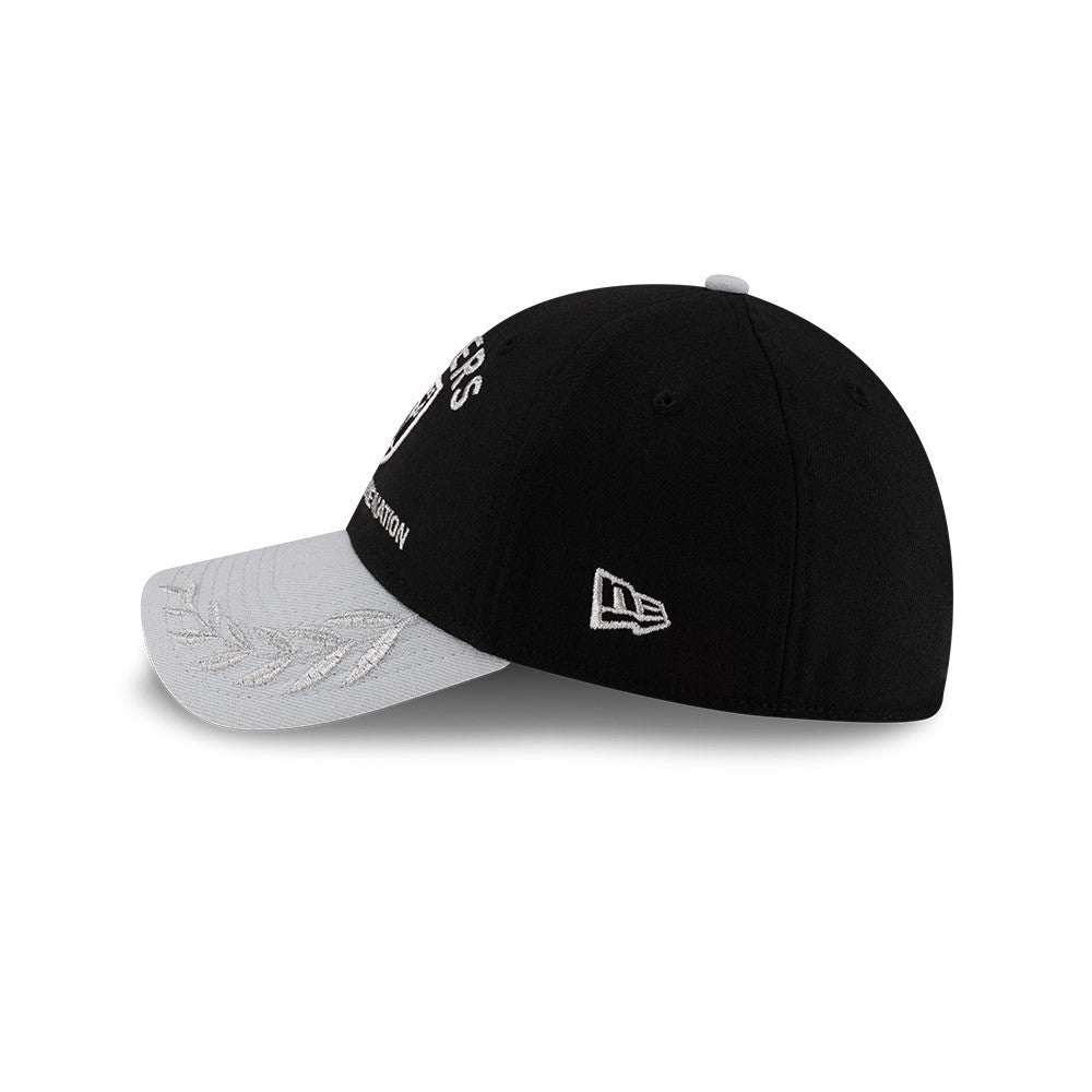 Men's Las Vegas Raiders New Era 2025 NFL Draft Black 39THIRTY Flex Fit Hat