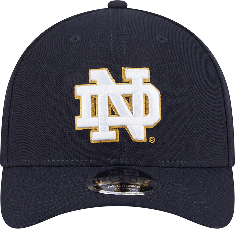 Notre Dame Fighting Irish New Era Navy 9FORTY M-Crown Adjustable Hat