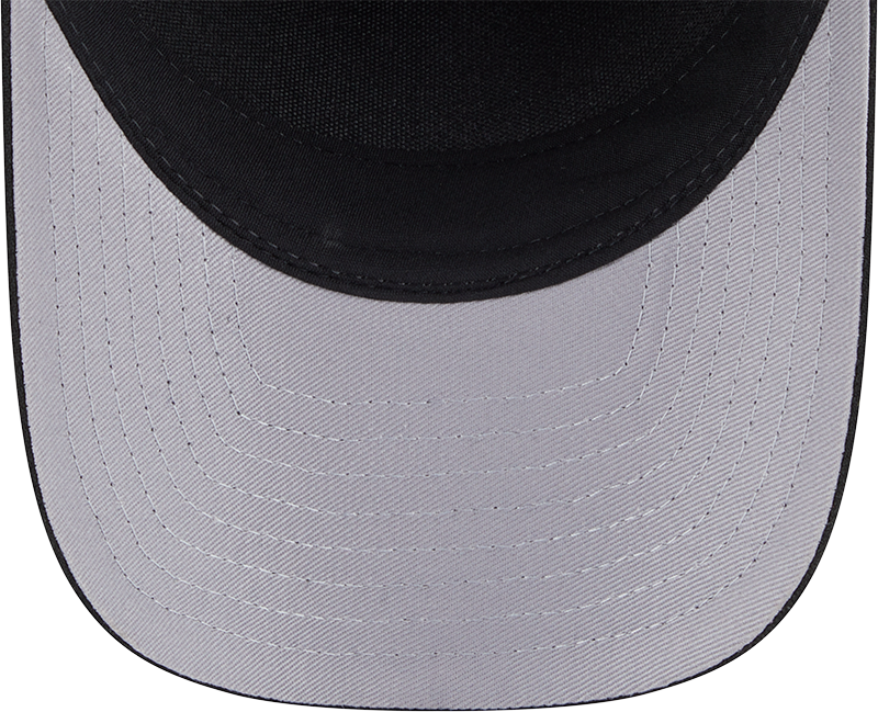 Miami Dolphins New Era Black & White Primary 9FORTY A-Frame M-Crown Adjustable Hat