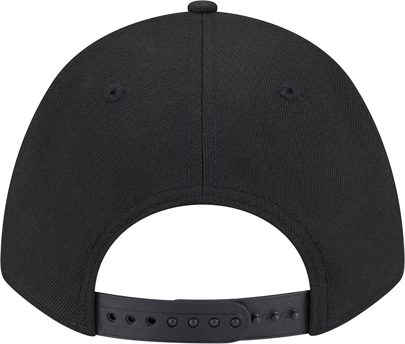 San Francisco 49ers New Era Black & White Primary 9FORTY A-Frame M-Crown Adjustable Hat