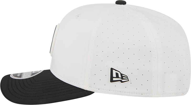 Men's Pittsburgh Steelers New Era White/Black 2025 NFL Training Camp 9SEVENTY Adjustable Hat