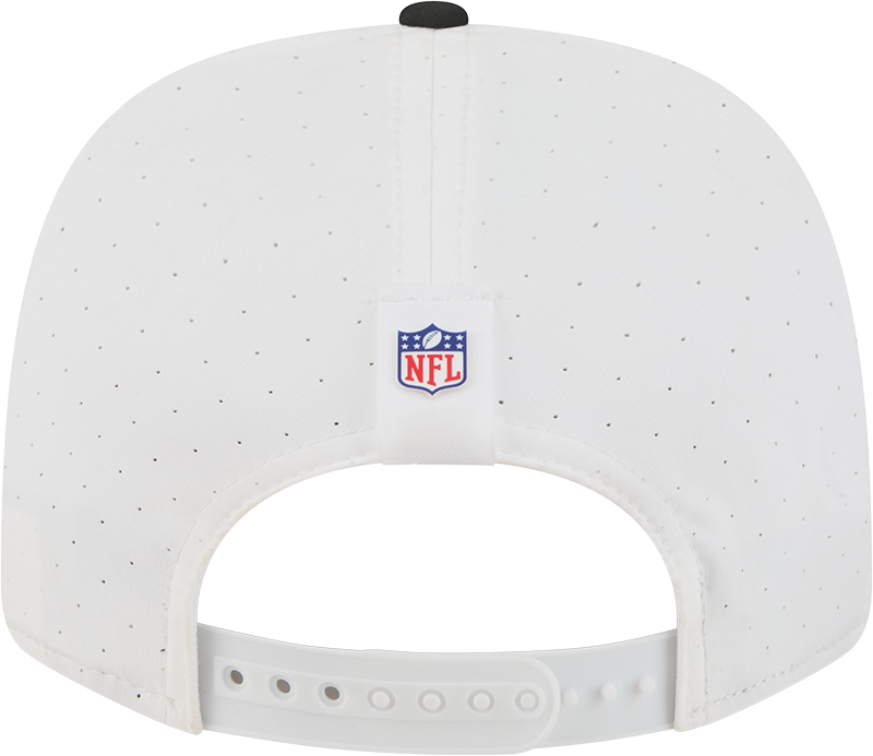 Men's Pittsburgh Steelers New Era White/Black 2025 NFL Training Camp 9SEVENTY Adjustable Hat