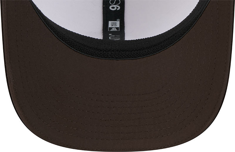 Men's Cleveland Browns New Era White/Brown 2025 NFL Training Camp 9SEVENTY Adjustable Hat