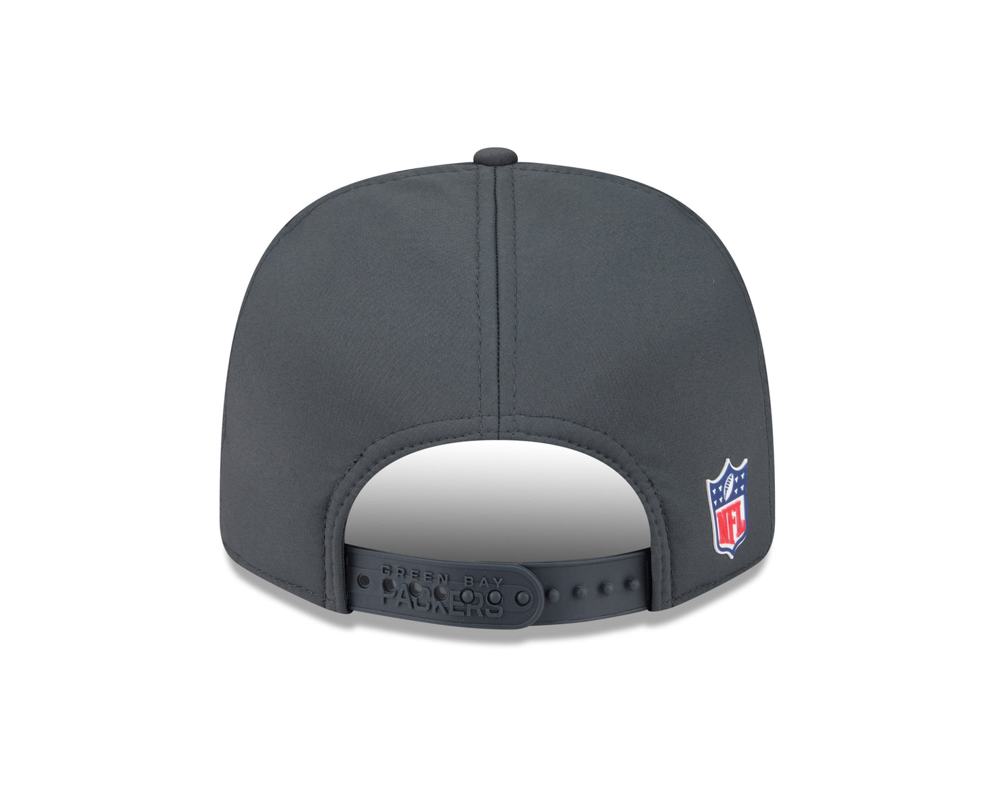 Men's Green Bay Packers New Era Graphite 2025 Sideline 9SEVENTY Cold Adjustable Hat