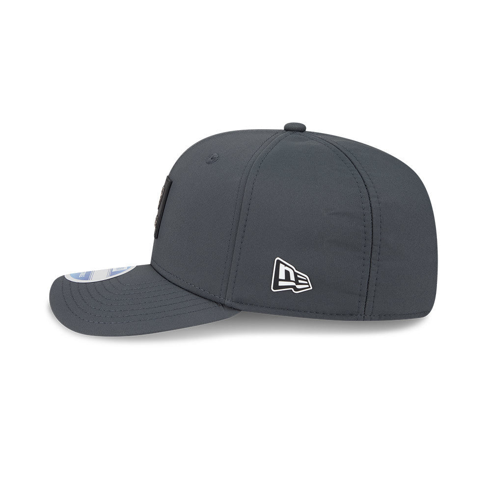 Men's Las Vegas Raiders New Era Graphite 2025 Sideline 9SEVENTY Cold Adjustable Hat