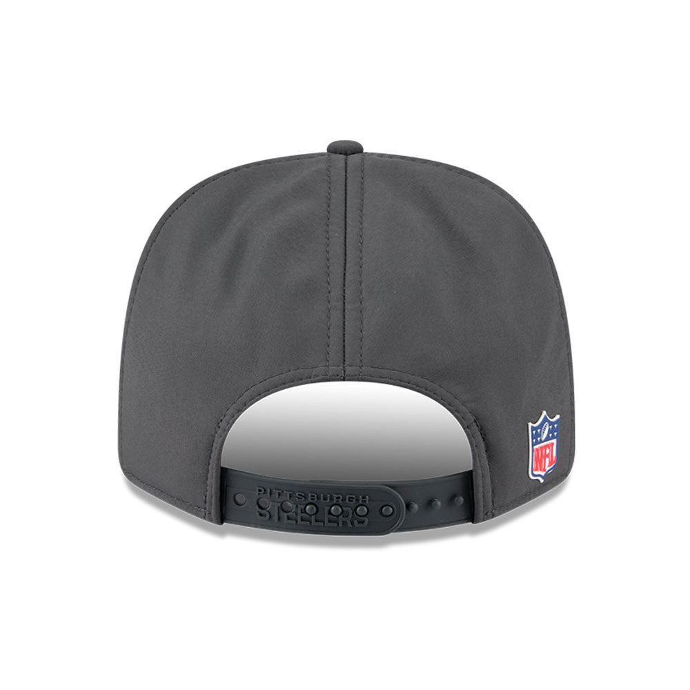 Men's Pittsburgh Steelers New Era Graphite 2025 Sideline 9SEVENTY Cold Adjustable Hat