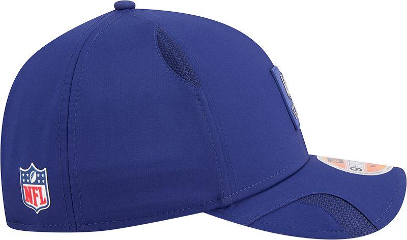 Men's NFL Shield New Era Blue 2025 NFL Sideline Heat 9FORTY M-Crown Adjustable Hat