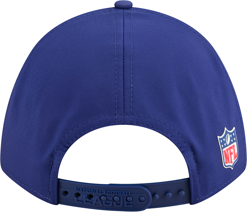 Men's NFL Shield New Era Blue 2025 NFL Sideline Heat 9FORTY M-Crown Adjustable Hat