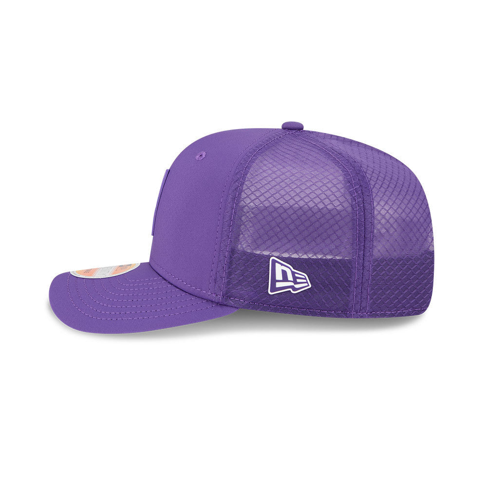 Men's Minnesota Vikings New Era Purple 2025 NFL Sideline Heat 9SEVENTY Adjustable Hat
