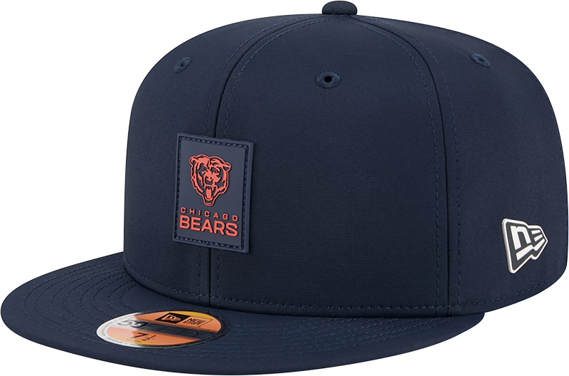 Men's Chicago Bears New Era Navy 2025 Sideline 59FIFTY Fitted Hat
