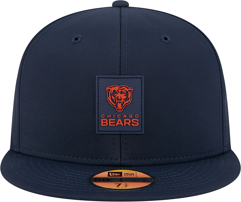 Men's Chicago Bears New Era Navy 2025 Sideline 59FIFTY Fitted Hat