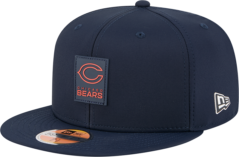 Men's Chicago Bears New Era Navy 2025 Sideline C 59FIFTY Fitted Hat