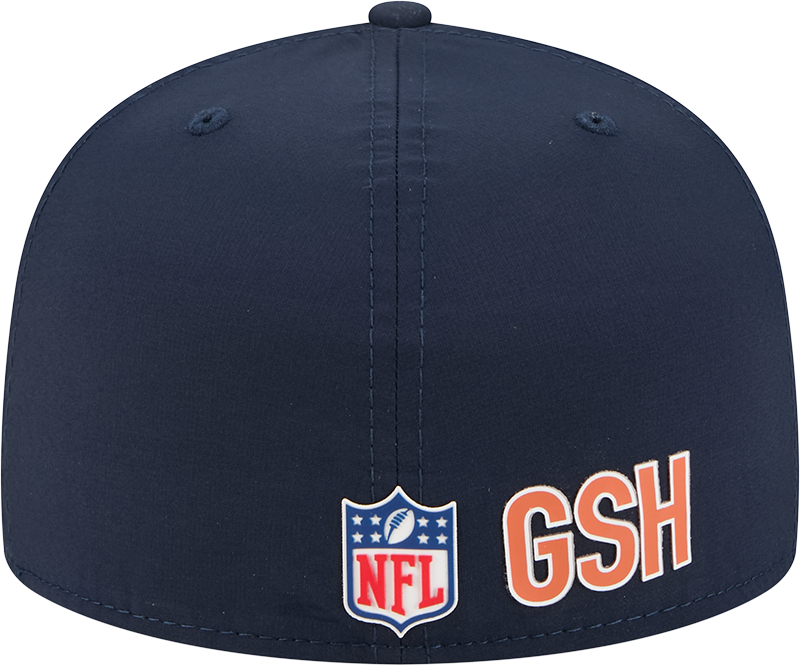 Men's Chicago Bears New Era Navy 2025 Sideline C 59FIFTY Fitted Hat