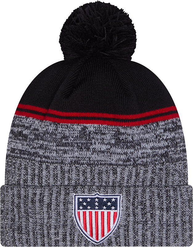 Team USA Olympics New Era Cuffed Pom Knit