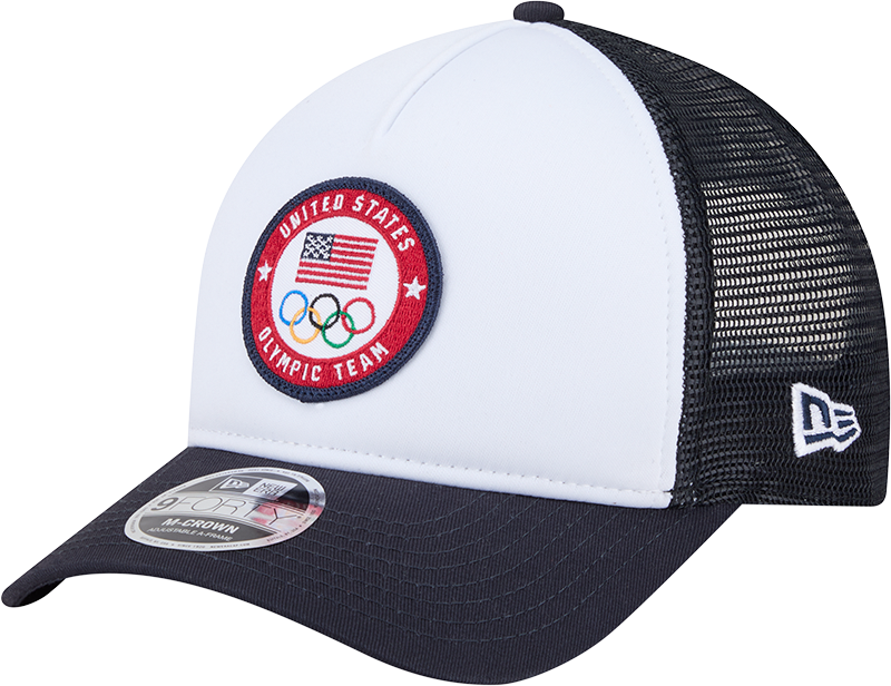 Team USA New Era Olympic 9FORTY A-Frame M-Crown Trucker Adjustable Hat
