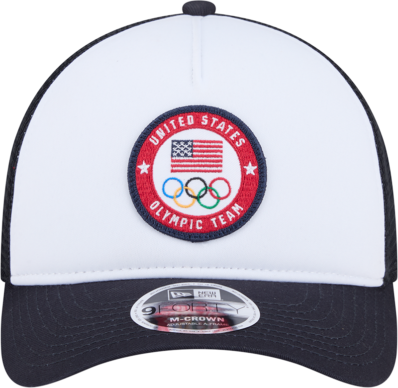 Team USA New Era Olympic 9FORTY A-Frame M-Crown Trucker Adjustable Hat