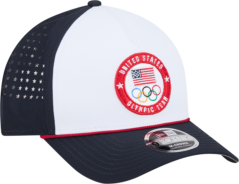 Team USA New Era Olympic 9FORTY A-Frame M-Crown Performance Adjustable Hat