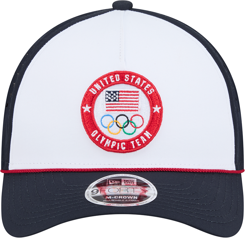 Team USA New Era Olympic 9FORTY A-Frame M-Crown Performance Adjustable Hat