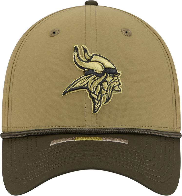 Men's Minnesota Vikings New Era Green 2025 Salute to Service 39THIRTY Flex Hat
