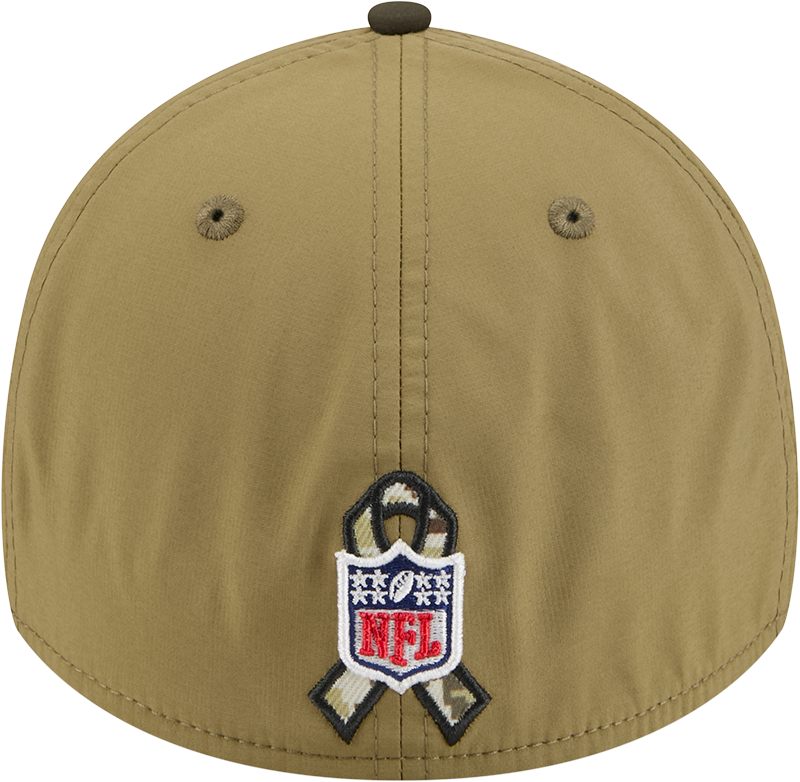 Men's Minnesota Vikings New Era Green 2025 Salute to Service 39THIRTY Flex Hat
