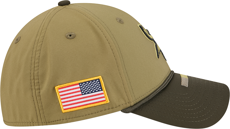 Men's Minnesota Vikings New Era Green 2025 Salute to Service 39THIRTY Flex Hat