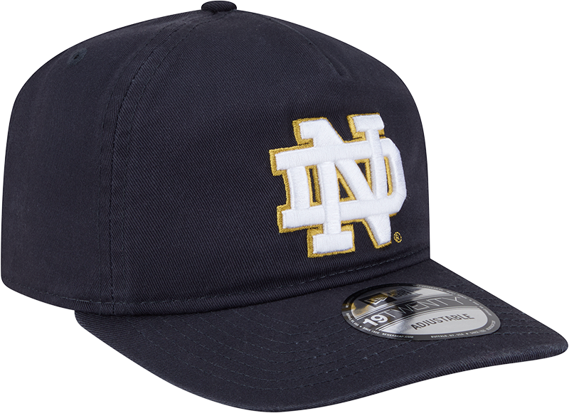 Notre Dame Fighting Irish New Era Navy 19TWENTY Adjustable Hat