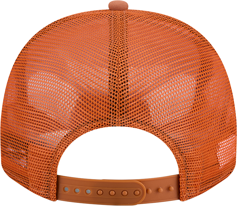 Texas Longhorns New Era Burnt Orange Fade Rope 9FIFTY A-FRAME Trucker Snapback Hat
