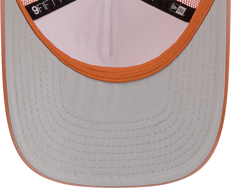 Texas Longhorns New Era Burnt Orange Fade Rope 9FIFTY A-FRAME Trucker Snapback Hat
