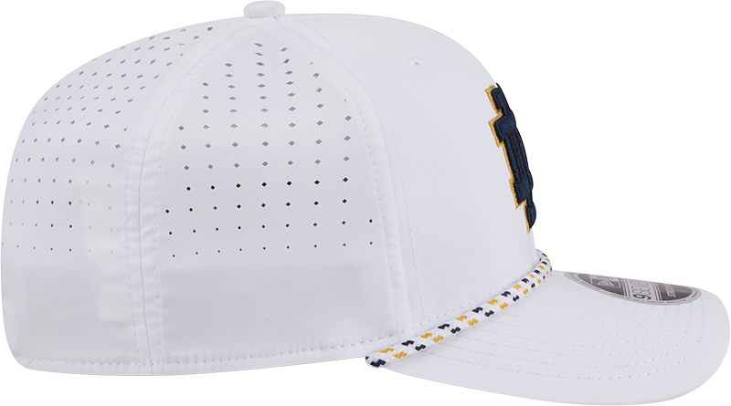 Notre Dame Fighting Irish New Era Team White Rope 9SEVENTY Stretch-Snap Adjustable Hat