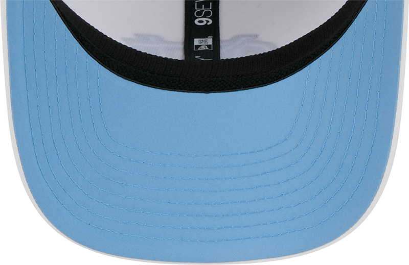 North Carolina Tar Heels New Era Team White Rope 9SEVENTY Stretch-Snap Adjustable Hat