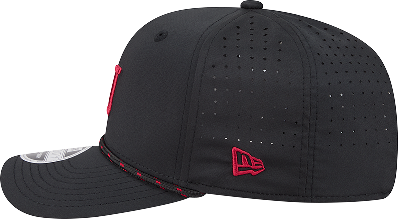Indiana Hoosiers New Era Black Rope 9SEVENTY Stretch-Snap Adjustable Hat