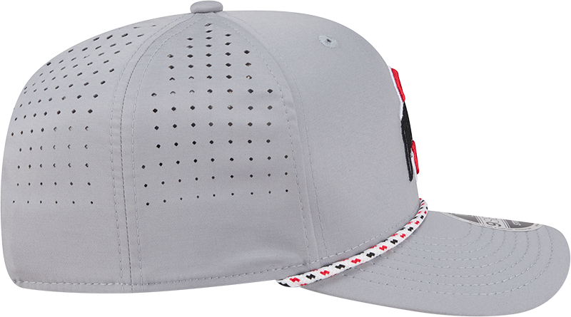 Ohio State Buckeyes New Era Grey Rope 9SEVENTY Stretch-Snap Adjustable Hat