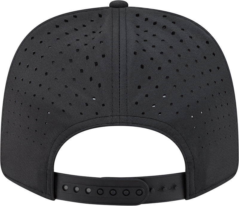 Chicago Blackhawks New Era Black Rope 9SEVENTY Stretch-Snap Adjustable Hat