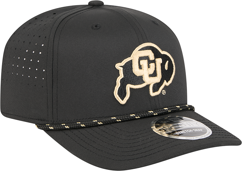 Colorado Buffaloes New Era Black Rope 9SEVENTY Stretch-Snap Adjustable Hat
