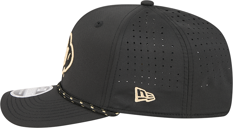 Colorado Buffaloes New Era Black Rope 9SEVENTY Stretch-Snap Adjustable Hat
