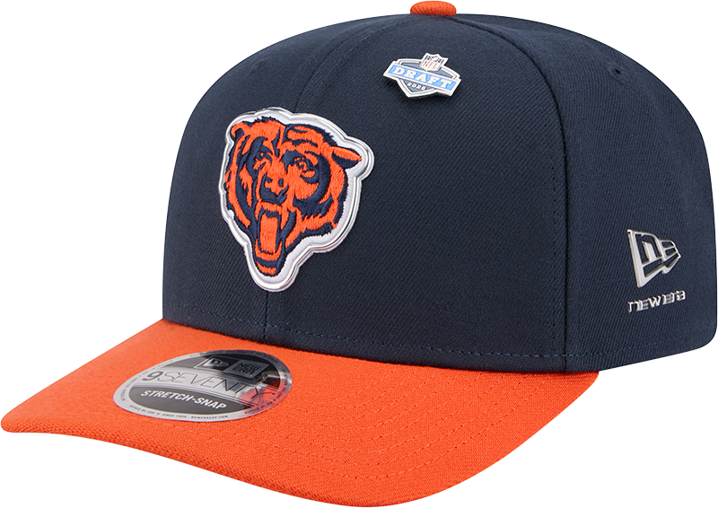 Chicago Bears New Era Navy/Orange 2026 NFL Draft 9SEVENTY Snapback Adjustable Hat
