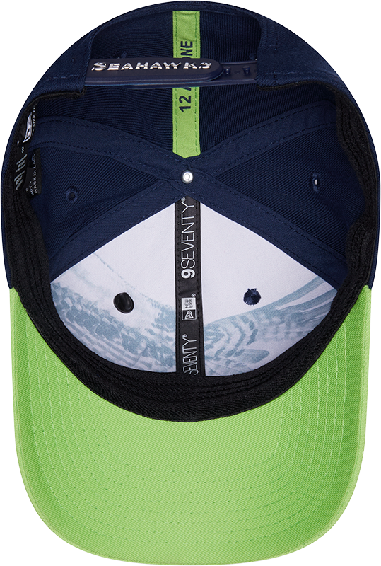 Seattle Seahawks New Era Navy/Green 2026 NFL Draft 9SEVENTY Snapback Adjustable Hat