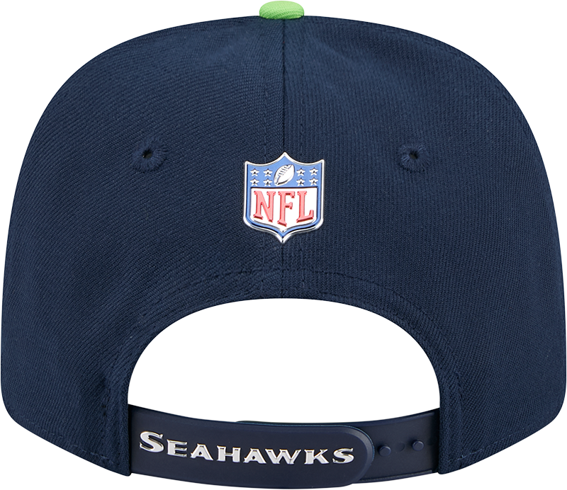 Seattle Seahawks New Era Navy/Green 2026 NFL Draft 9SEVENTY Snapback Adjustable Hat